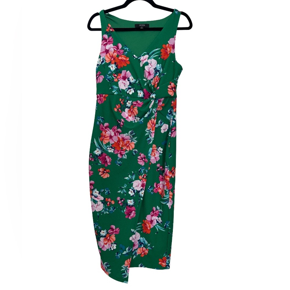 Guess Asymmetrical Dress with Floral Print